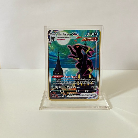 Umbreon VMAX 215/203 Gold Metal Pokémon Card Collectible/Gift/Fan Art - Picture 3 of 3